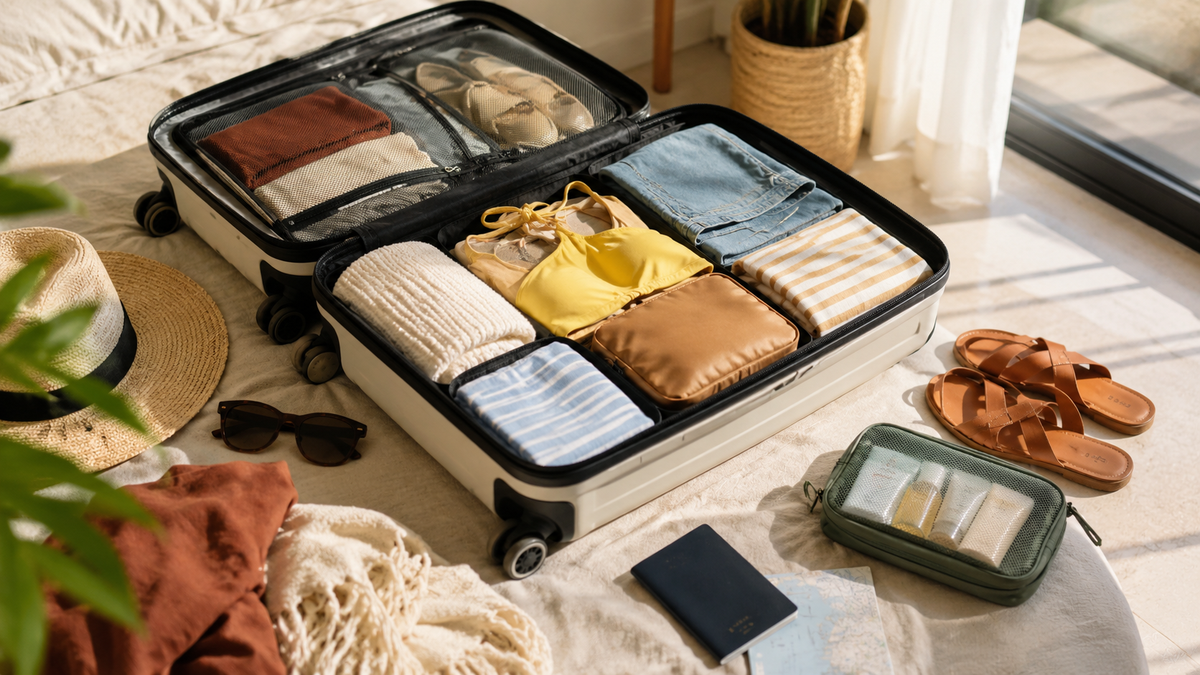 Consejos para empacar ligero en vacaciones de verano