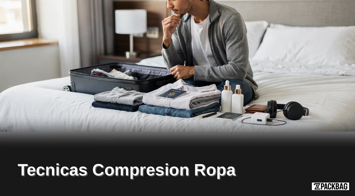 Técnicas Compresión Ropa: Vaciar o Enrollar