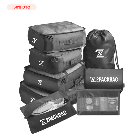 Pack de Cubos Organizadores de Viaje (8 Piezas)