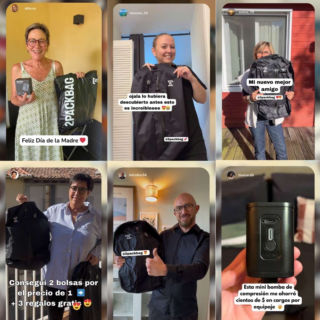 2PackBag™ - Empaca Más, Paga Menos