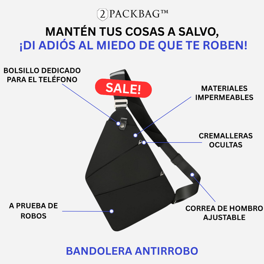 Bolso Cruzado Antirrobo